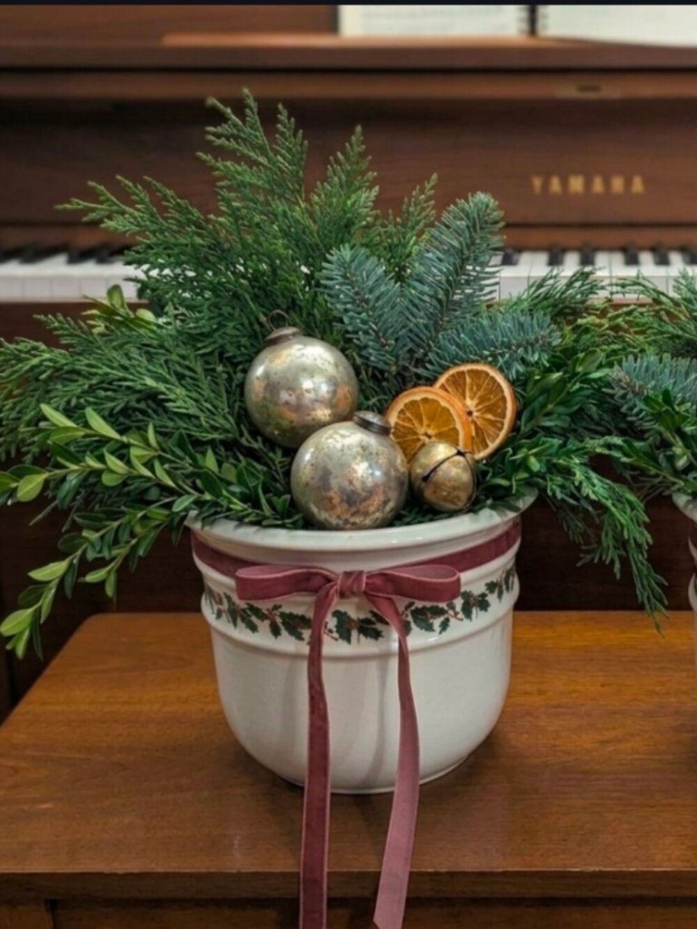 Stoneware Holiday Planters